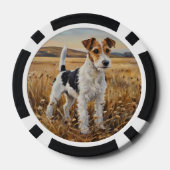 Foxterrier Pokerchips (Rückseite)