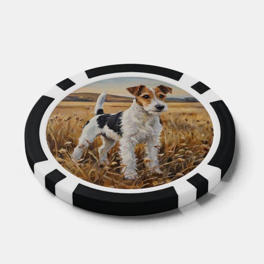 Foxterrier Pokerchips (Einzeln)