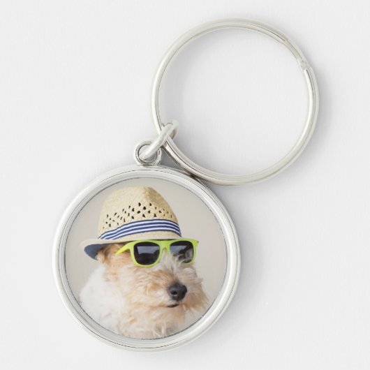 Foxterrier Schlüsselanhänger (Vorne)