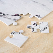 Foxterrier-Schnee Puzzle (Seite)