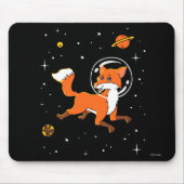Foxtiere im Weltraum Mousepad (Vorne)