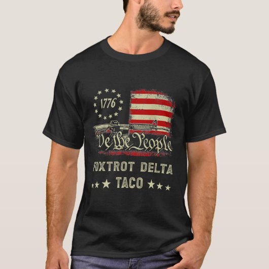Foxtrot Delta Taco Resist 8647 Lass uns Taco Men W T-Shirt (Vorderseite)