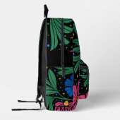 Foxtrot Delta Tango Blume Boho Bedruckter Rucksack (Links)