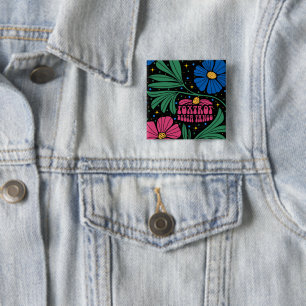 Foxtrot Delta Tango Blume Boho Button