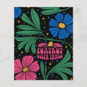Foxtrot Delta Tango Blume Boho Flyer (Hinten)