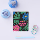 Foxtrot Delta Tango Blume Boho Flyer (Einzeln)