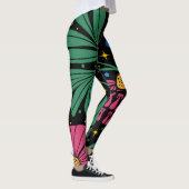 Foxtrot Delta Tango Blume Boho Leggings (Rechts)
