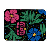 Foxtrot Delta Tango Blume Boho Magnet (Horizontal)