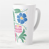 Foxtrot Delta Tango Blume Boho Milchtasse (Rechte Ecke)
