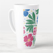 Foxtrot Delta Tango Blume Boho Milchtasse (Linke Ecke)