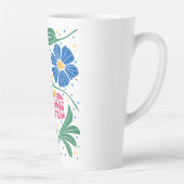 Foxtrot Delta Tango Blume Boho Milchtasse (Rechts)