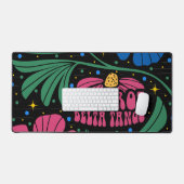 Foxtrot Delta Tango Blume Boho Schreibtischunterlage (Tastatur & Maus)