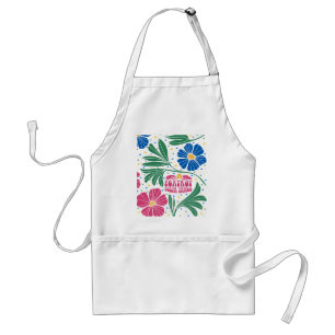 Foxtrot Delta Tango Blume Boho Schürze