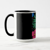 Foxtrot Delta Tango Blume Boho Tasse (Links)