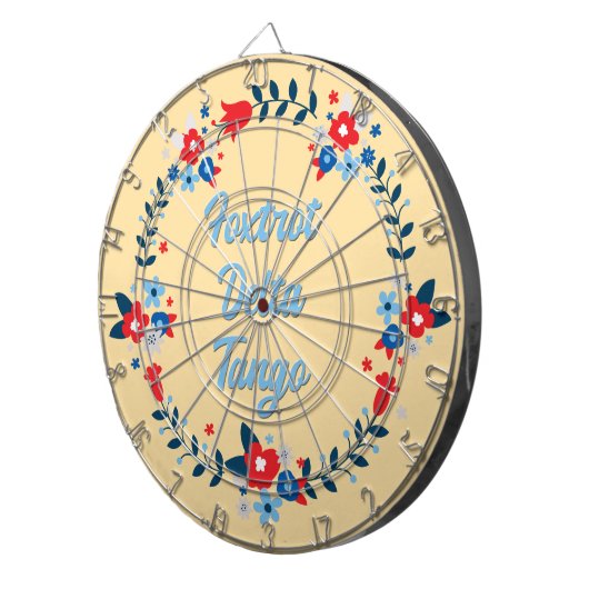 Foxtrot Delta Tango Dartscheibe (Vorderseite rechts)