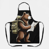 Foxtrot Delta Tango Funny Bear Schürze (Vorderseite)