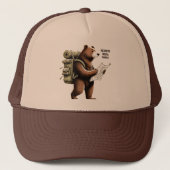 Foxtrot Delta Tango Funny Bear Truckerkappe (Vorderseite)