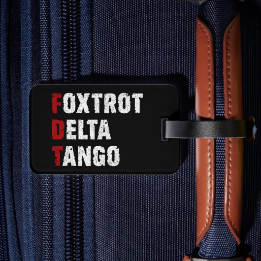 Foxtrot Delta Tango Gepäckanhänger (Rückseite Insitu 2)