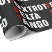 Foxtrot Delta Tango Geschenkpapier (Rolleneckpunkt)