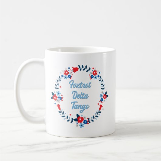 Foxtrot Delta Tango Kaffeetasse (Links)