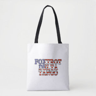 Foxtrot Delta Tango Patriotic Tasche