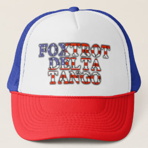Foxtrot Delta Tango Patriotic Truckerkappe