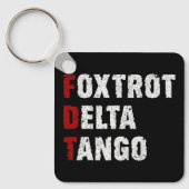 Foxtrot Delta Tango Schlüsselanhänger (Vorderseite)