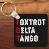 Foxtrot Delta Tango Schlüsselanhänger (Vorderseite)