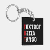 Foxtrot Delta Tango Schlüsselanhänger (Vorderseite links)