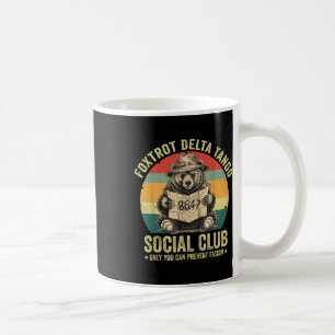 Foxtrot Delta Tango Social Club Schutz unserer Nat Kaffeetasse