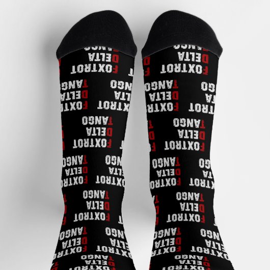 Foxtrot Delta Tango Socken (Oben)