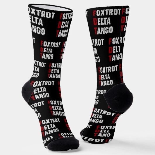 Foxtrot Delta Tango Socken (Gewinkelt)