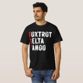 Foxtrot Delta Tango T-Shirt (Vorne ganz)