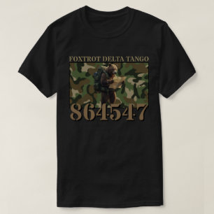 Foxtrot Delta Tango Tarn-Bär T-Shirt