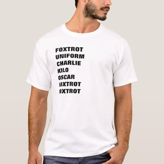 FOXTROT EINHEITLICHER CHARLIE, DEN KILO OSCAR T-Shirt (Vorderseite)
