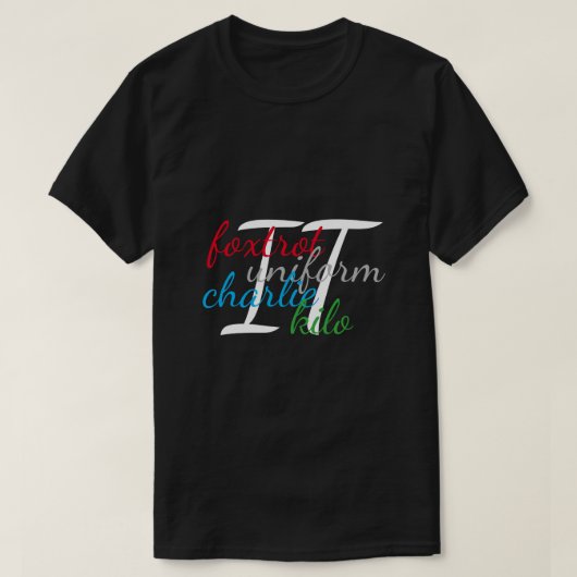 Foxtrot. .it T-Shirt (Design vorne)