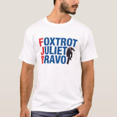 Foxtrot Juliet bravo FJB lustig anti Biden T-Shirt (Vorderseite)