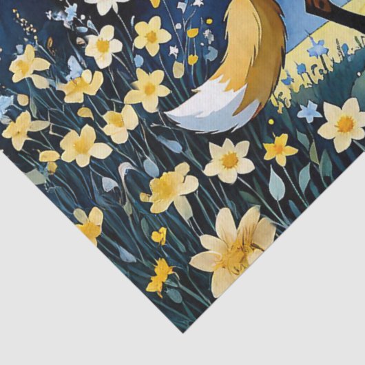 Foxtrot von Moonlight Seidenpapier (Detail)