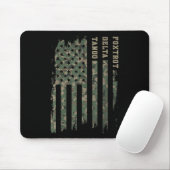 Foxtrots Delta Tangos Funny Nato Phonetic Alphabet Mousepad (Mit Mouse)
