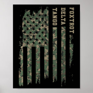 Foxtrots Delta Tangos Funny Nato Phonetic Alphabet Poster