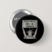 Foxtrots Delta Tangos Widerstandsstatue Lib Button (Vorne & Hinten)