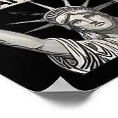 Foxtrots Delta Tangos Widerstandsstatue Lib Poster (Ecke)