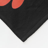 Foxtrots Deltas Tangos 86 47 Blume Boho Fleecedecke (Ecke)