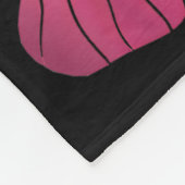 Foxtrots Deltas Tangos Blume Boho Fleecedecke (Ecke)