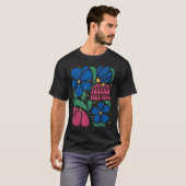 Foxtrots Deltas Tangos Blume Boho T-Shirt (Vorne ganz)