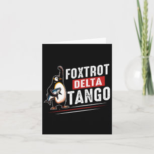 Foxtrots Deltas Tangos Pinguine Anti Trump 6 Karte