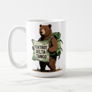 Foxtrots Deltas Tangos Widerstehen Bär Lustig Fdt Kaffeetasse