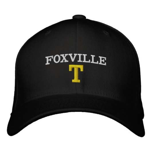 Foxville Hat Bestickte Baseballkappe (Vorderseite)