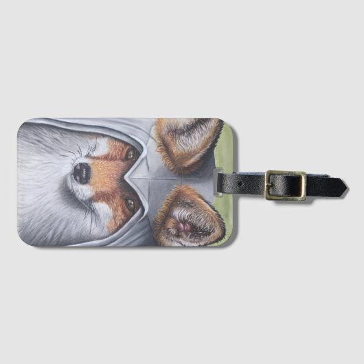 Foxy-Assassin Gepäckanhänger (Vorderseite (Horizontal))