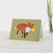 Foxy Birthday Card Karte (Vorderseite)